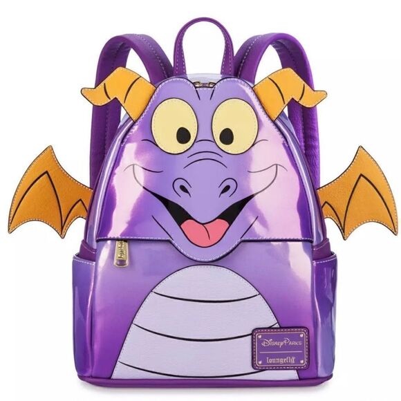 Figment Loungefly Backpack Disney Parks Epcot Dragon NWT Dragon SOLD OUT - Picture 1 of 2
